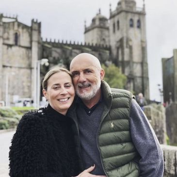 Your hosts, Cristina and Antonio welcoming you to Long Island's The Tiki @ Sunset Harbour, 