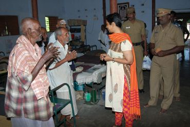 RESPECTED LALITHA LAKSHMI, I.P.S., DISTRICT SP OF POLICE INTERACTING WITH HOME INIMATES