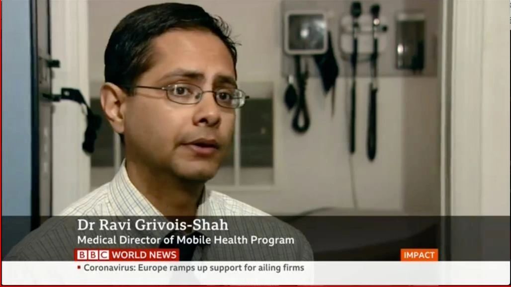 Dr. Ravi featured on BBC World News about his work uninsured