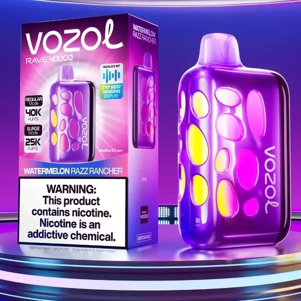 Vozol rave 40k Puffs 5%
