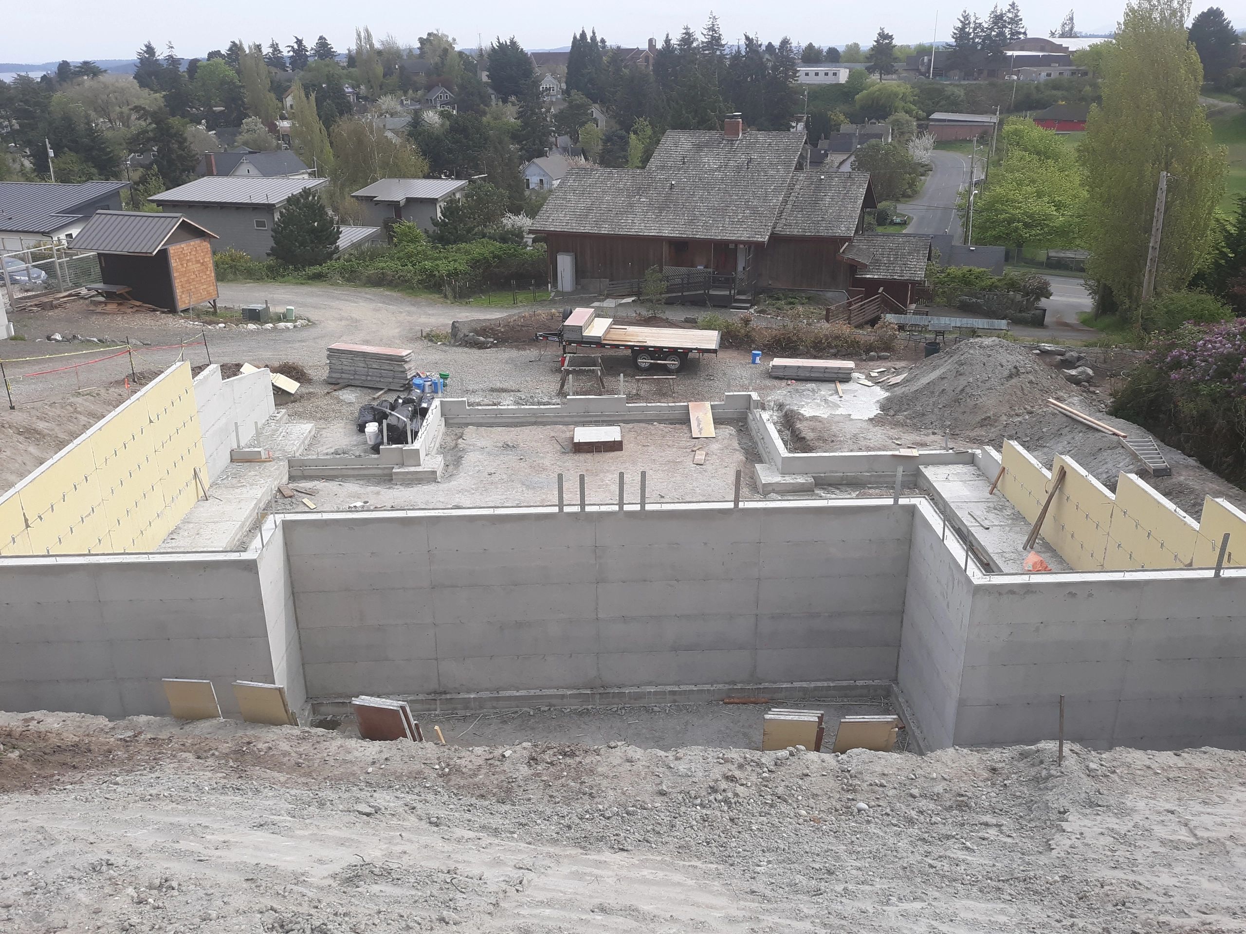 Van Ness Construction Excavation, Concrete