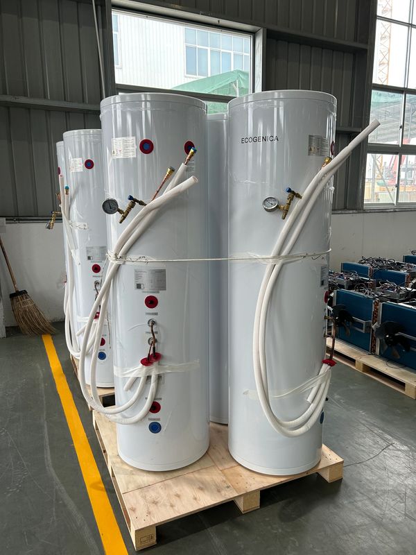 Ecogenica Condenser Tanks being pressure tested before dispatch.