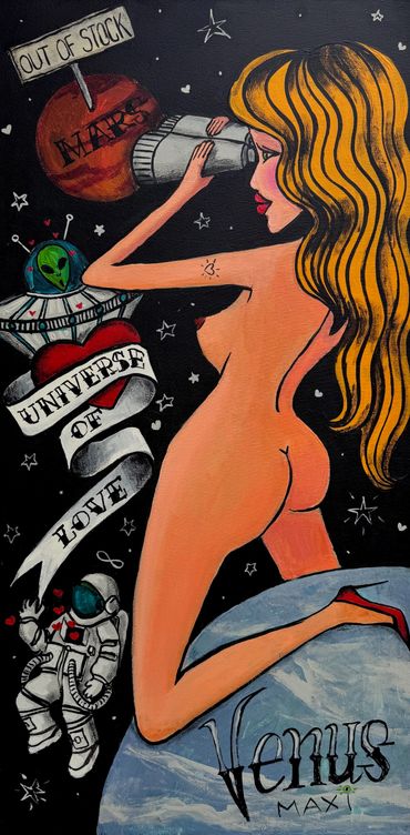 Women are from Venus men are from mars universe of love  out of stock ufo spaceman 