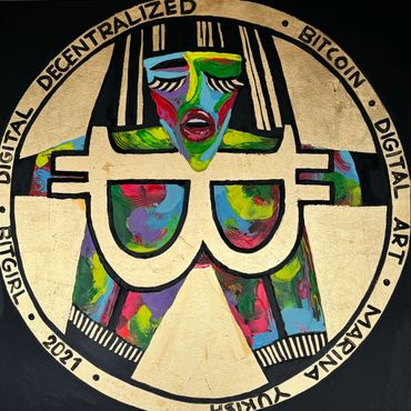 Ethereum crypto art chain bitcoin stock market Trader Solana trc 20 buy Contemporary Art Bitgirl