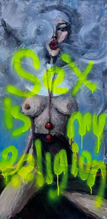 S+x is my religion  church ave Maria smoking women 