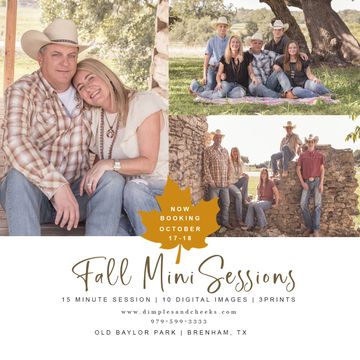 Fall Mini Photography Sessions, Bryan Texas