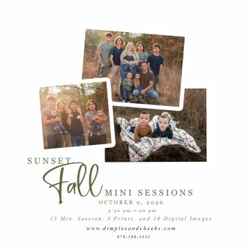 Fall Family Mini Portraits, Bryan-College Station, TX
