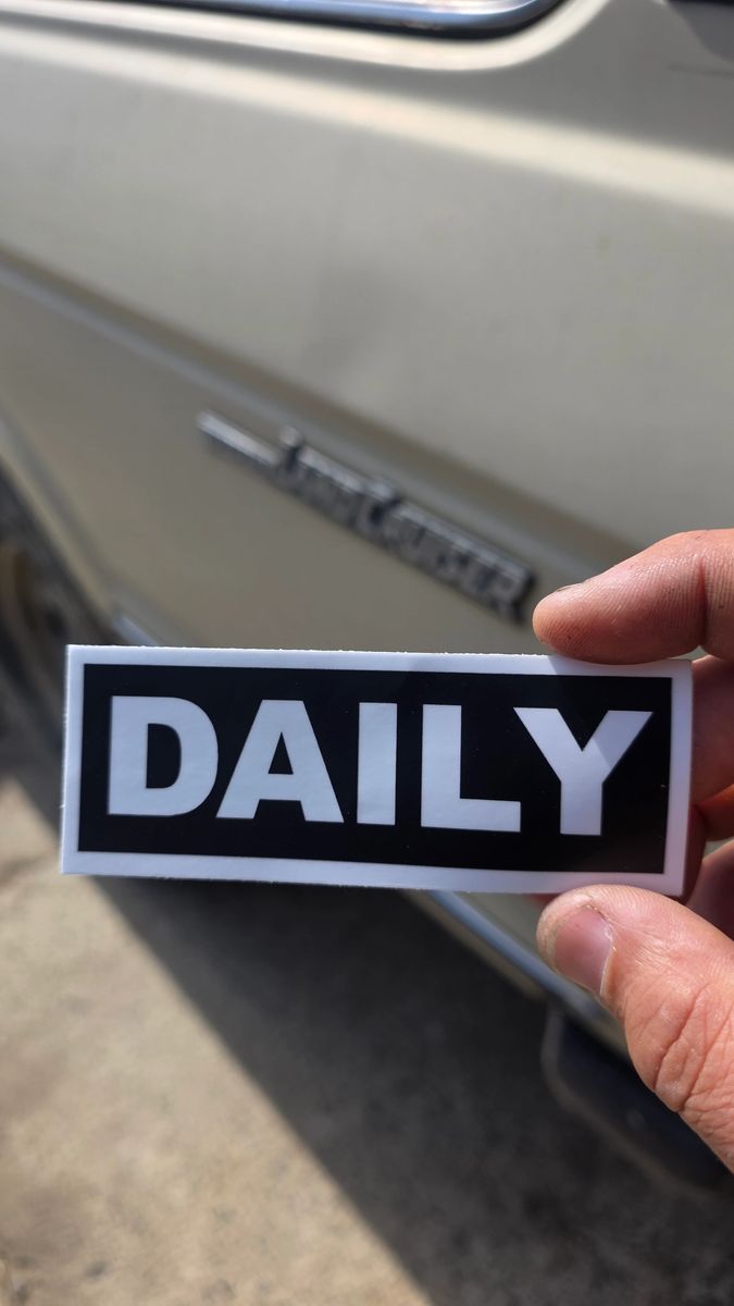 Daily Plus Sticker DAILY sticker