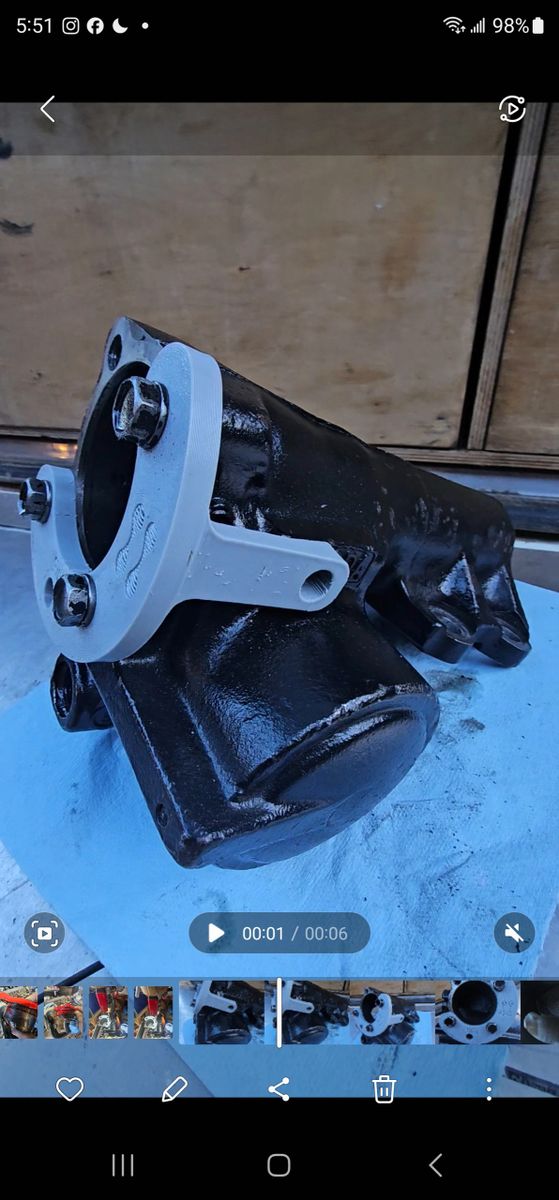 Hydro Assist steering box tap guide