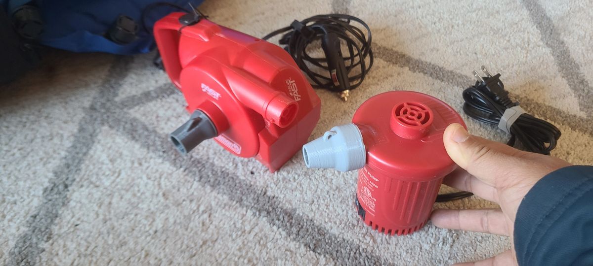 Air mattress adapter