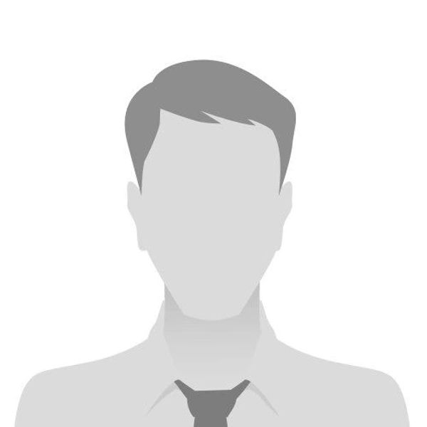 Generic male avatar illustration with short hair and tie.