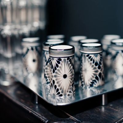 Hand painted in Guatemala shot glasses