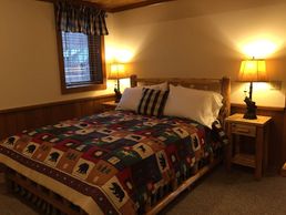 Rustic Log Bedroom