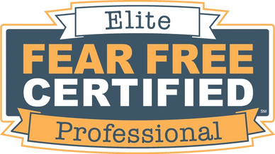 Elite Fear Free Certified Professional logo.