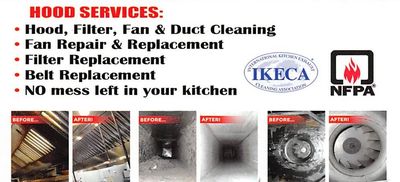 Kitchen exhaust cleaning services