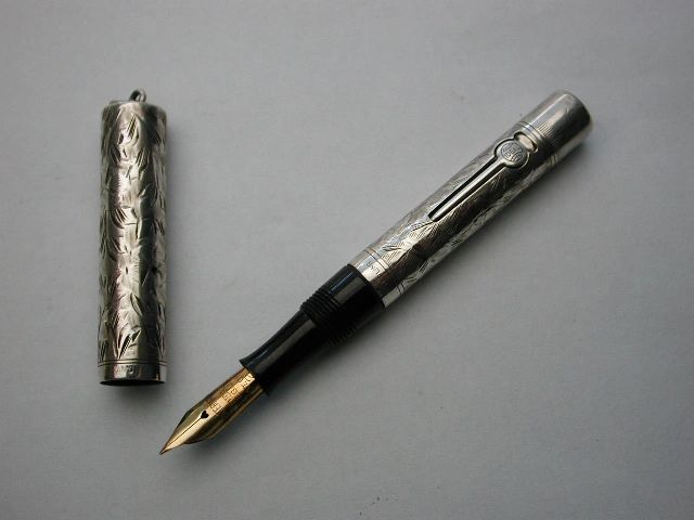 More Sterling For Your Buck! Waterman's 452 1/2 V Hand Engraved! More Sterling For Your Buck! Waterman's 452 1/2 V Hand Engraved!