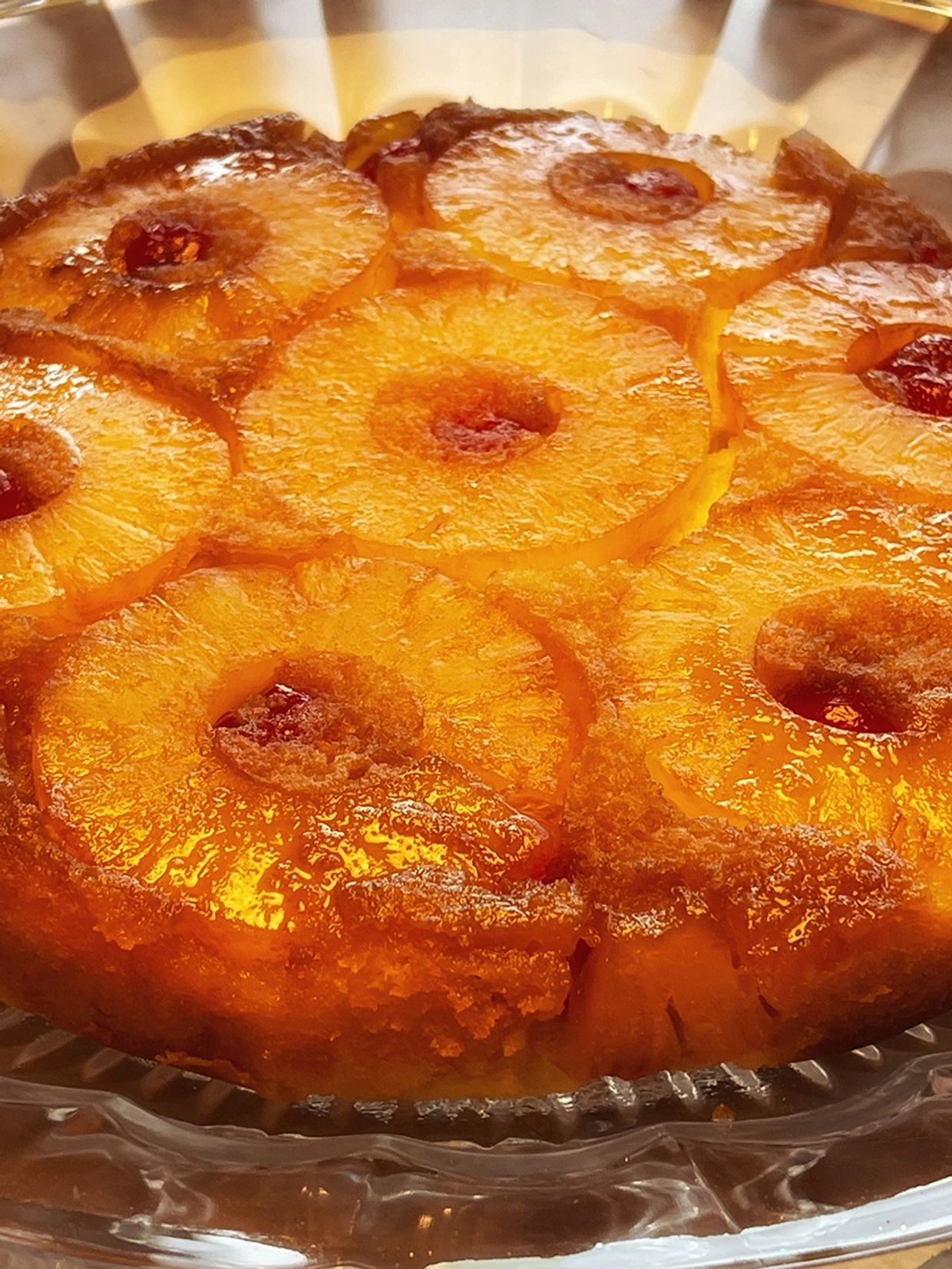 Pineapple Upside Down Cake by Ellen Britt at ellencooks.ca