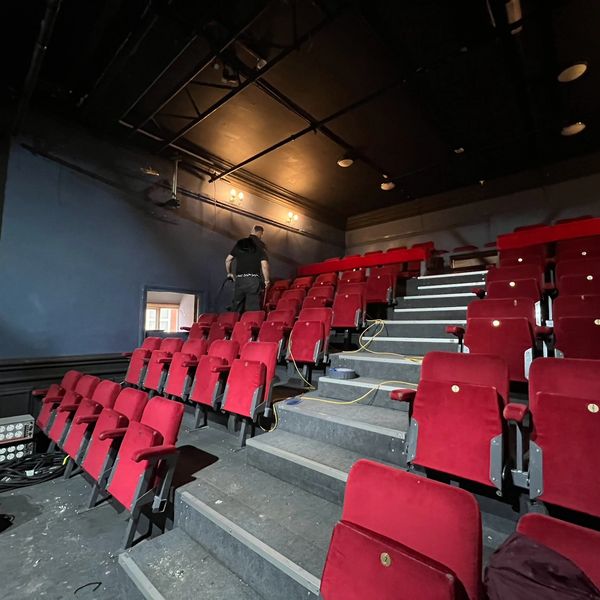 cinema room cleaning