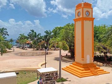 Clock Tower with Cozumel Buggy Tours 