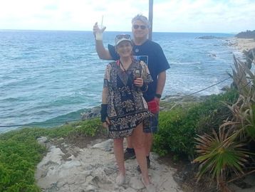 View from Coconuts with Cozumel Buggy Tours 