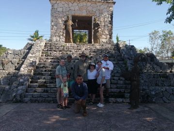 Mayan Ruin Downtown with Cozumel Buggy Tours 