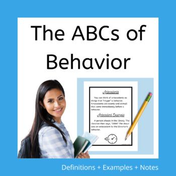 The ABCs of Behavior Analysis Lesson and Worksheets for ABA BCBA Exam Prep