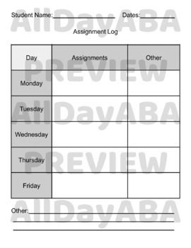 Editable Parent Teacher Back to School Communication Log with Printable  Daily Communication Sheet