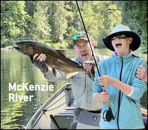 McKenzie River fly fishing guide trip