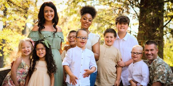 Nathan and Savannah Hawkins family photo. The owners of Down South Electric.