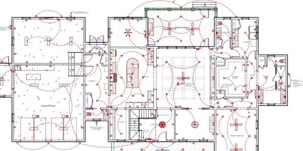 Residential blueprint for lighting and switching in a home