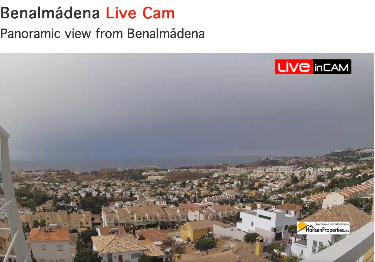 Live web cam from Benalmádena Live web cam Benalmadena webcam en vivo  sunset beach club
