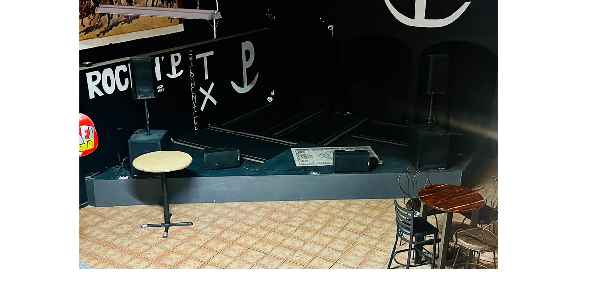 Stage for live music