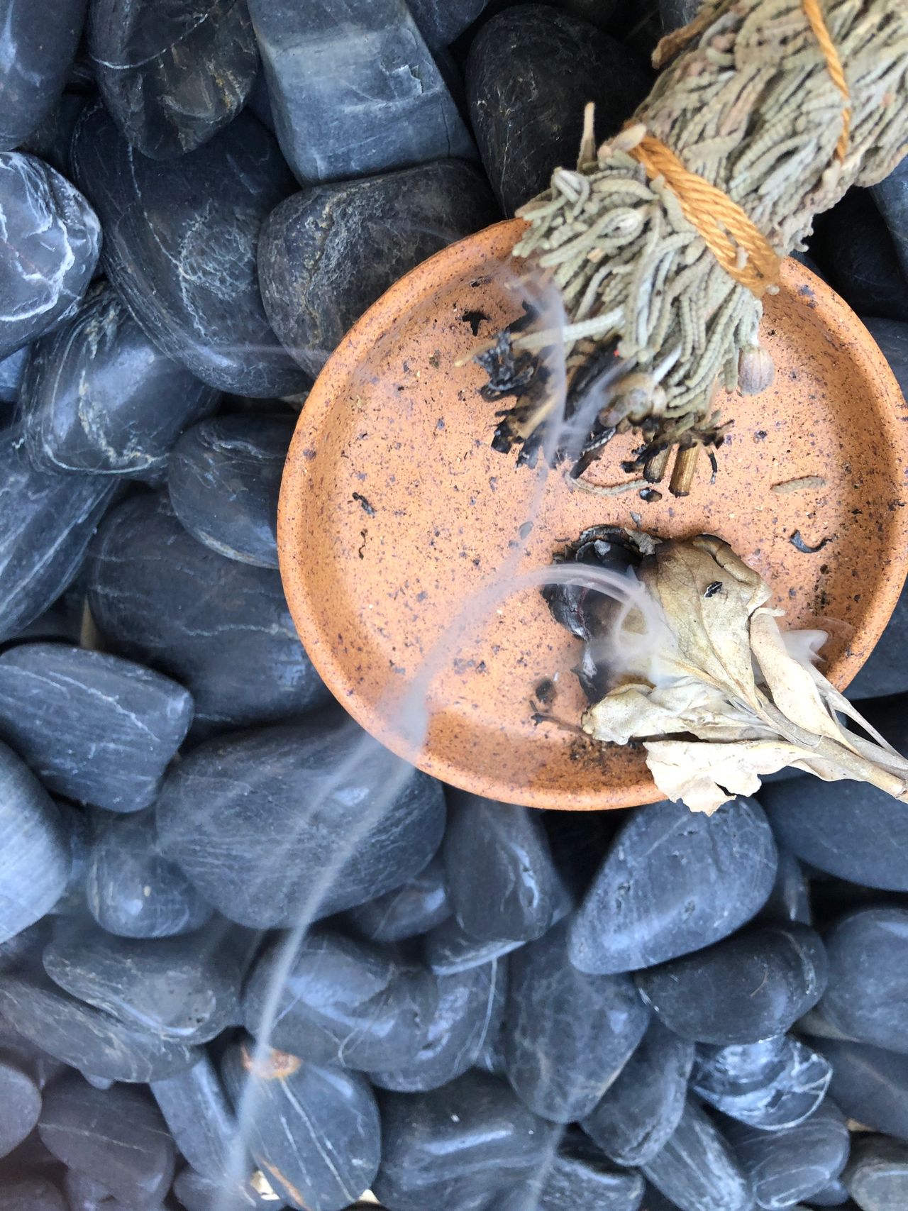 Keeping My Smudge Stick Alight