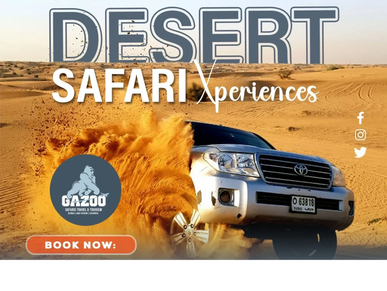 Desert safari in the Arabian desert. must have experience