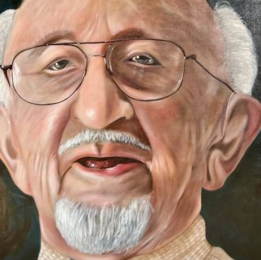 Oil portraiture by Memphis artist Casey Smith of Daniel Newlander.