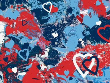 Painting by Memphis artist Casey Smith for album release, connecting visual storytelling with music