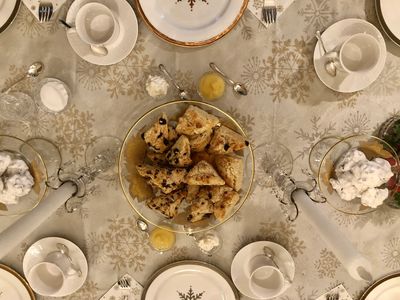 Afternoon Tea with Scones and Devonshire Cream