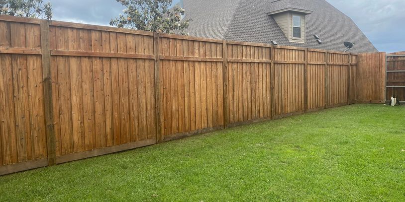 wood staining options from fence masters