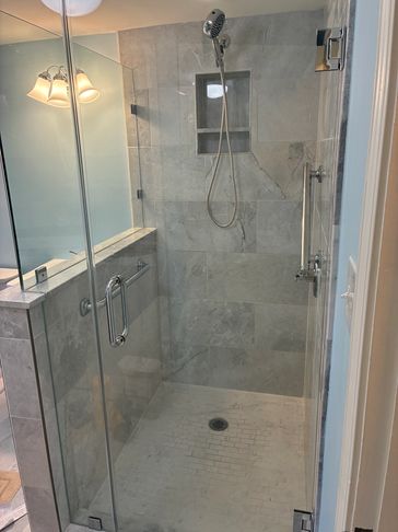 Shower tile remodel