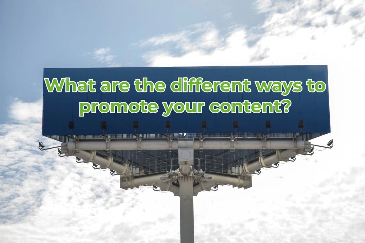 There are many different ways to promote your content online. There are many different ways to promote your content online.