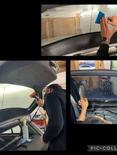 Drop Glass Installation 
Rear Screen Preparation