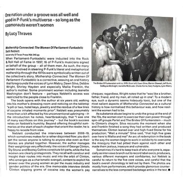 Article discussing women in Parliament-Funkadelic's history and influence, with a 1978 photo of the Brides Of Funkenstein.