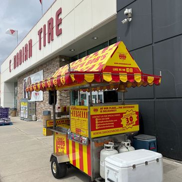 Hotdog Cart Winnipeg, Canadian Tire Regent Ave