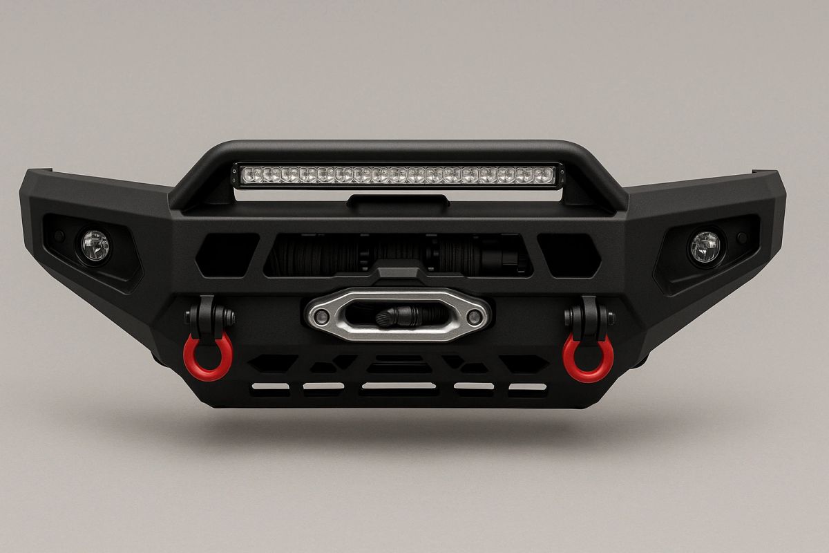 Sprinter Front Bumper — Winch & Light Bar