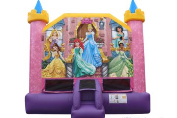 Princess bounce house.