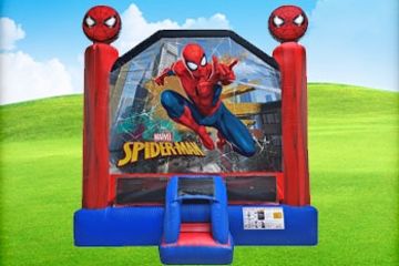 Spider-Man bounce house.