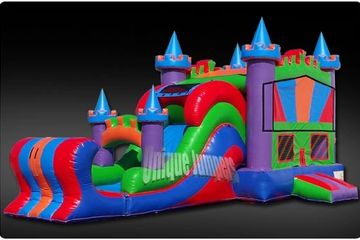 Castle bounce house.