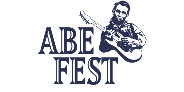 The Abe Fest blue logo.