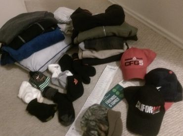 clothing , blankets donation Sweatshirts hats savers thift store 