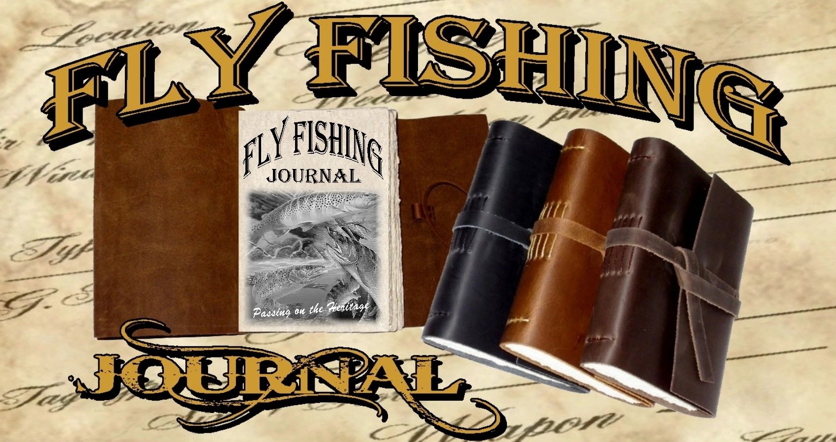 Fly fishing Journals Fly fishing Log Handmade Leather